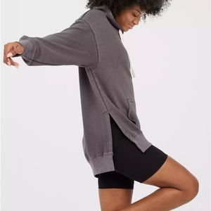 Aerie Gray Crew Neck Sweater